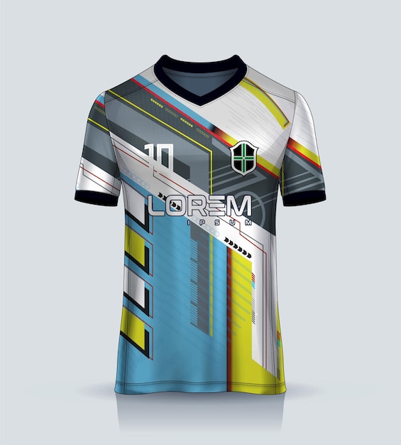 Vector jersey design cricket voetbal jersey unifrom t shirt design