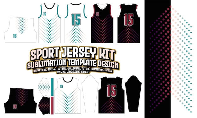 Jersey Design Kleding Sublimatie layout 319 Voetbal Voetbal Basketbal volleybal Badminton Futsal