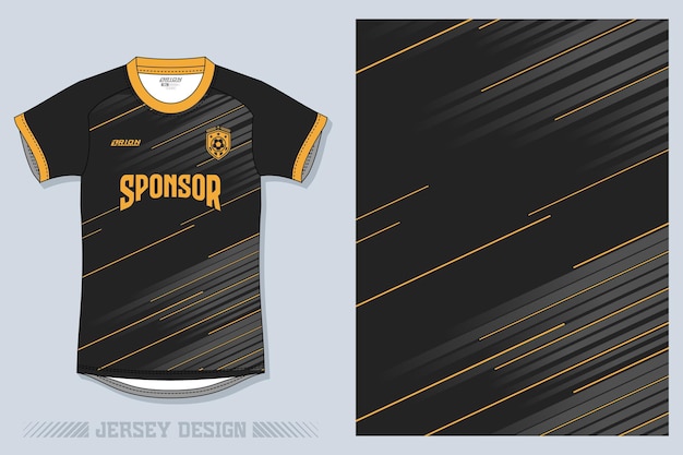 Vector jersey design for a sponsor