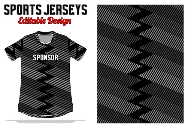 Vector jersey design for sport uniform