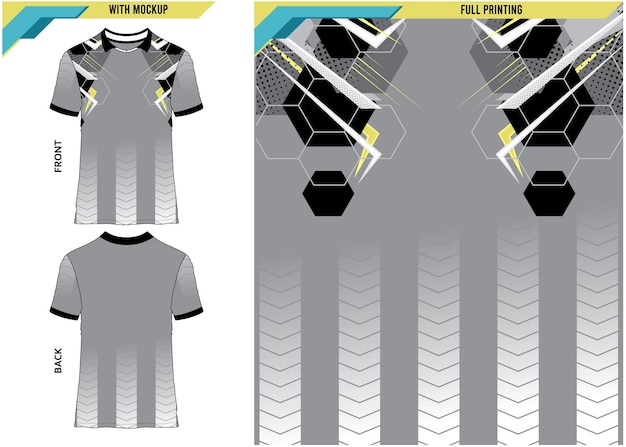 Jersey design sublimatie t-shirt voor motocross voetbal racing cyc