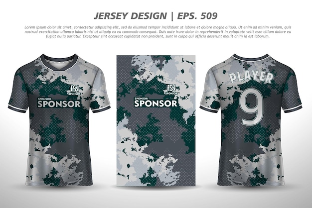 Jersey design sublimation t shirt Premium geometric pattern Incredible Vector collection for Soccer football racing cycling gaming motocross sports