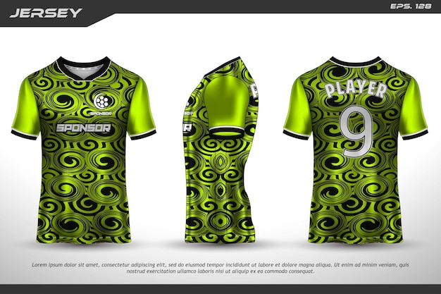 Jersey design sublimation t shirt Premium geometric pattern Incredible Vector collection for Soccer football racing cycling gaming motocross sports