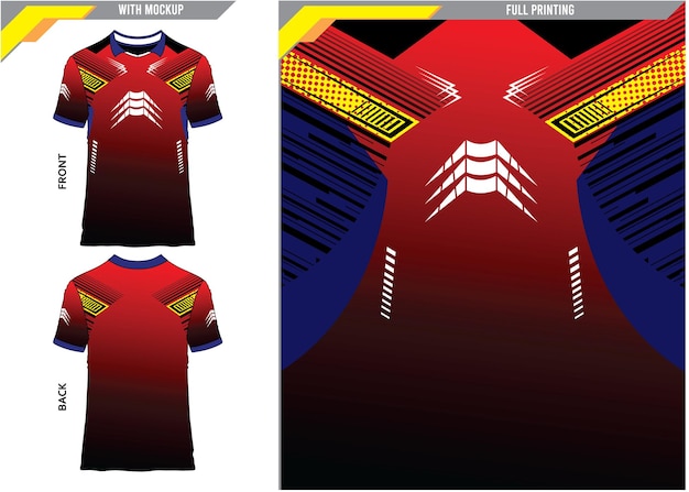 Вектор Дизайн футболки для мотокросса, гонок, футбола, велосипеда.