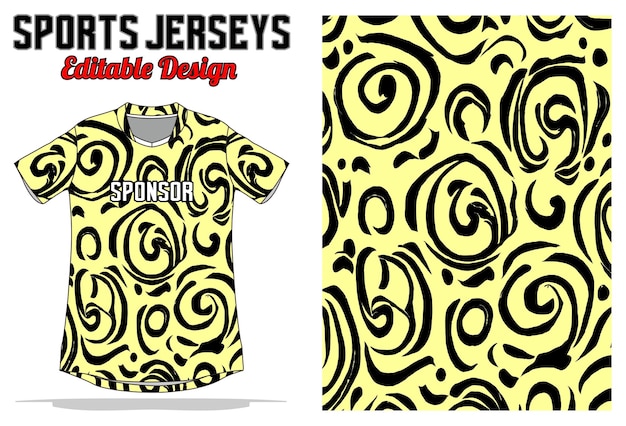 jersey design suitable for sport uniform soccer basketball vollyball racing etc