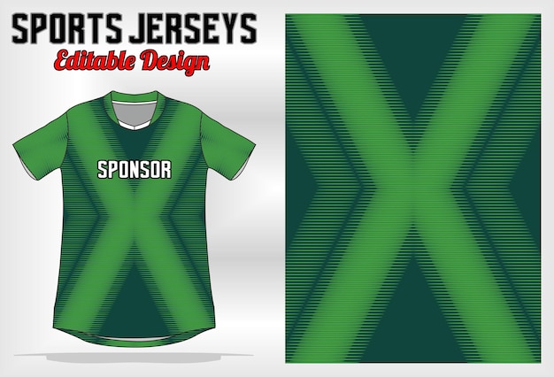 Design della maglia adatto per divise sportive, calcio, basket, pallavolo, ciclismo, ecc