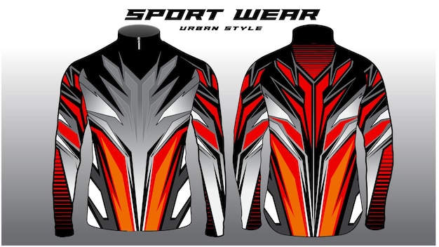 Vector jersey motocross digital sport