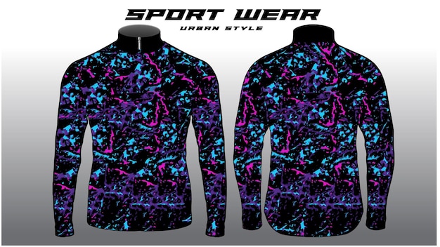 Vector jersey motocross digital sport