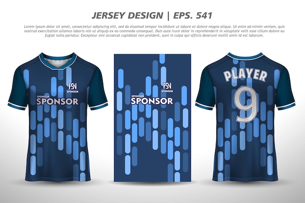 Jersey ontwerp sublimatie t-shirt premium geometrisch patroon incredible vector collectie voor voetbal racen fietsen gaming motorcross sport