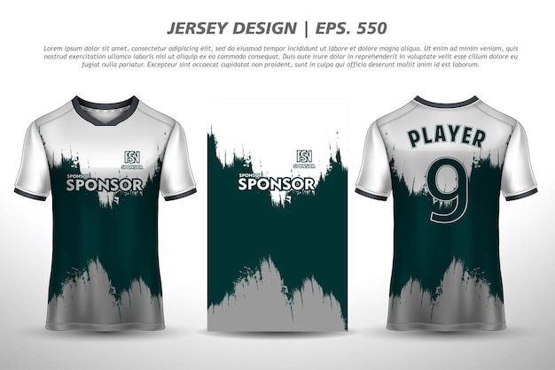 Jersey ontwerp sublimatie t-shirt Premium geometrisch patroon Incredible Vector collectie voor voetbal racen fietsen gaming motorcross sport