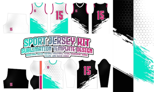 Jersey Printing pattern 91 Sublimation for Soccer Football Esport Sport uniform Design