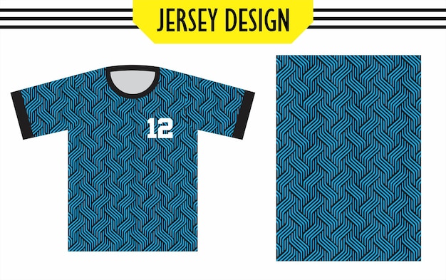 jersey sjabloon sport t-shirt ontwerp