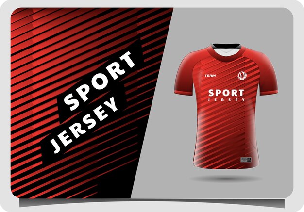 jersey sjabloon sport t-shirt ontwerp