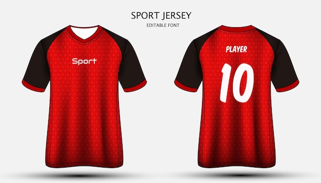 jersey sjabloon sport t-shirt ontwerp