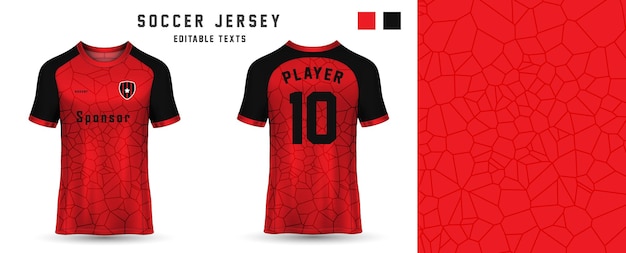 Jersey sjabloon sublimatie tshirt geometrisch patroon voor voetbal voetbal racen gaming sport