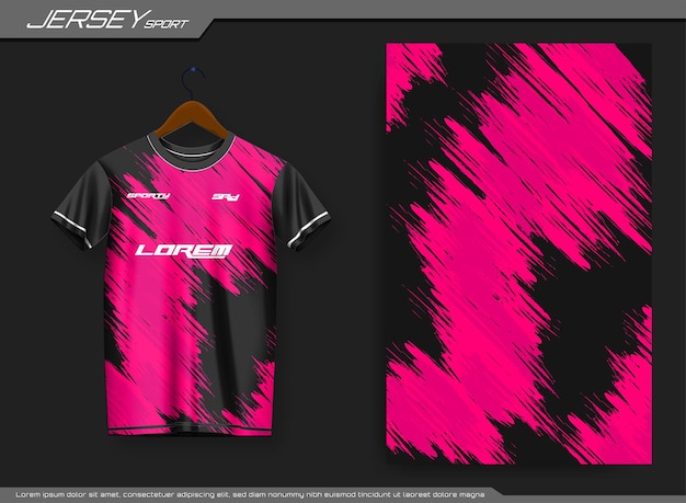 Jersey sport t-shirt. voetbaltrui mockup voor voetbalclub.