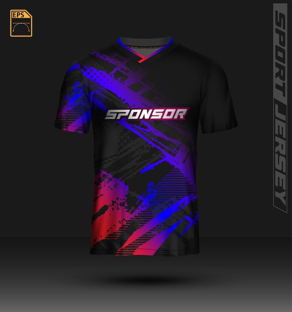 Vector jersey sport tshirt design