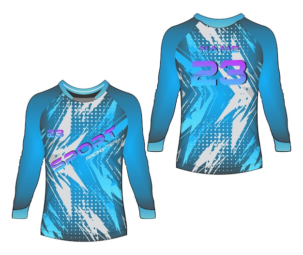 Jersey sports abstract texture tshirt design for racing soccer gaming motocross cycling