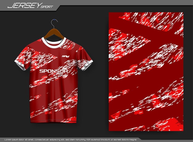 Jersey sports t-shirt. Soccer jersey club. Suitable for jersey, background, poster, etc.