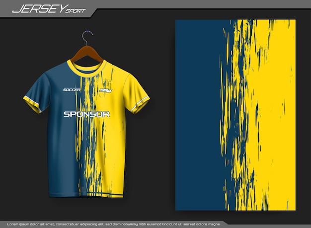 저지 스포츠 티셔츠. 축구 클럽용 축구 유니폼. 저지, 배경, 포스터 등에 적합합니다.