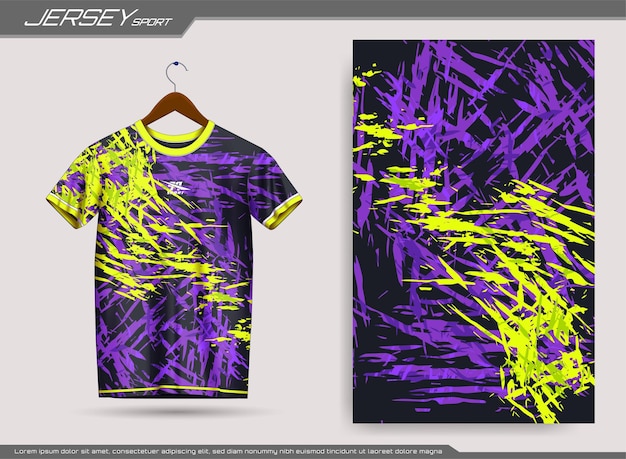 Jersey sports t-shirt. suitable for jersey, background, poster, etc