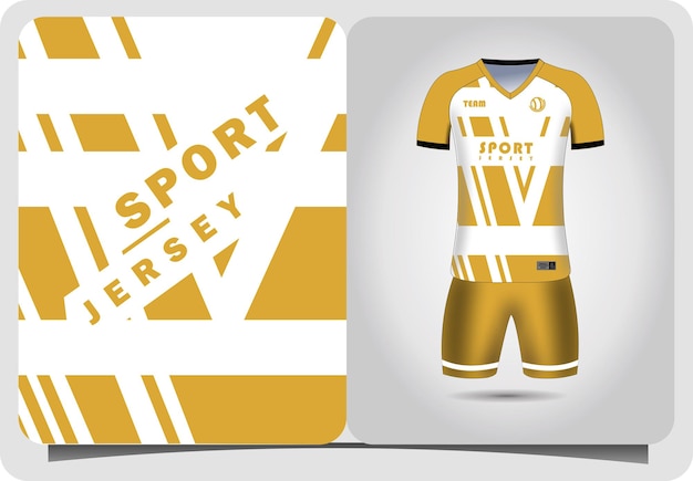 Vettore maglietta sportiva modello jersey design