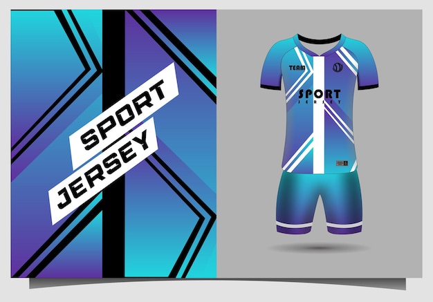 Jersey template sport t-shirt design