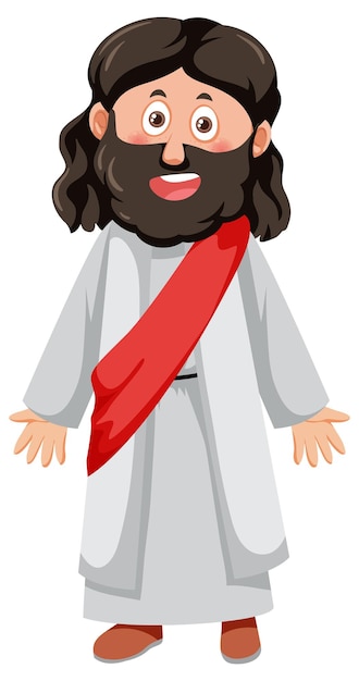 Jesus christ cartoon character