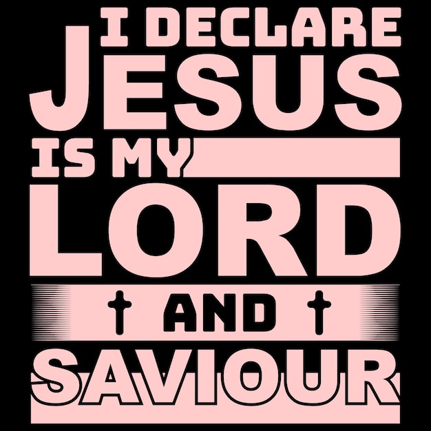 Vector jesus and christians bible verse t-shirt design