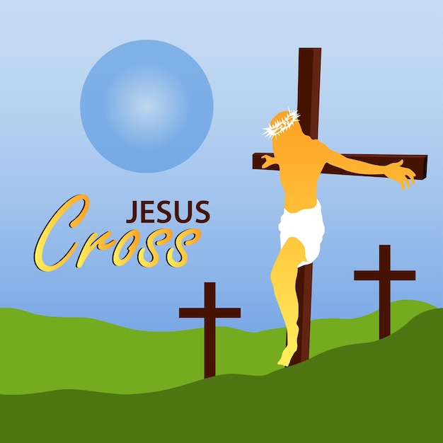 Vector jesus cross