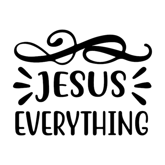 Vector jesus design bestandsontwerpen voor cricut silhouette cut bestandsontwerp t-shirt ontwerptv