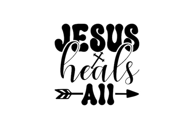 Jesus Heals All Vector File