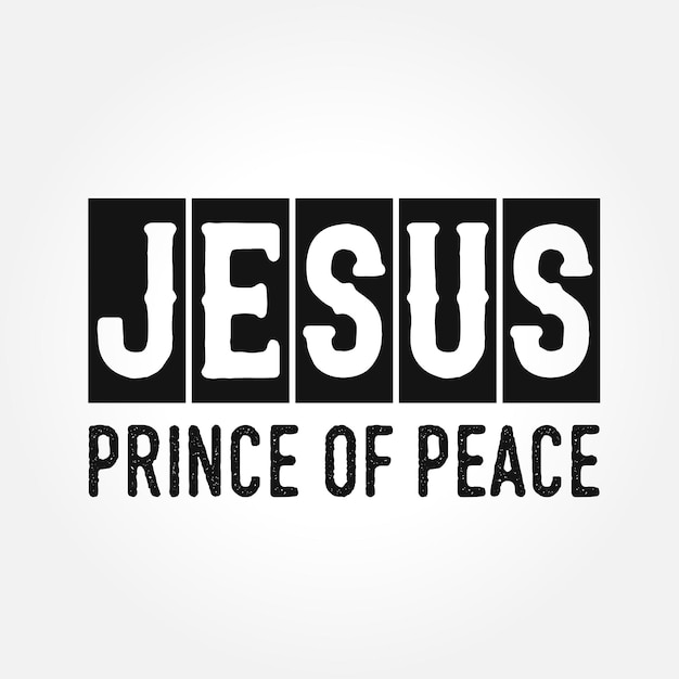 Vector jesus prince of peace design