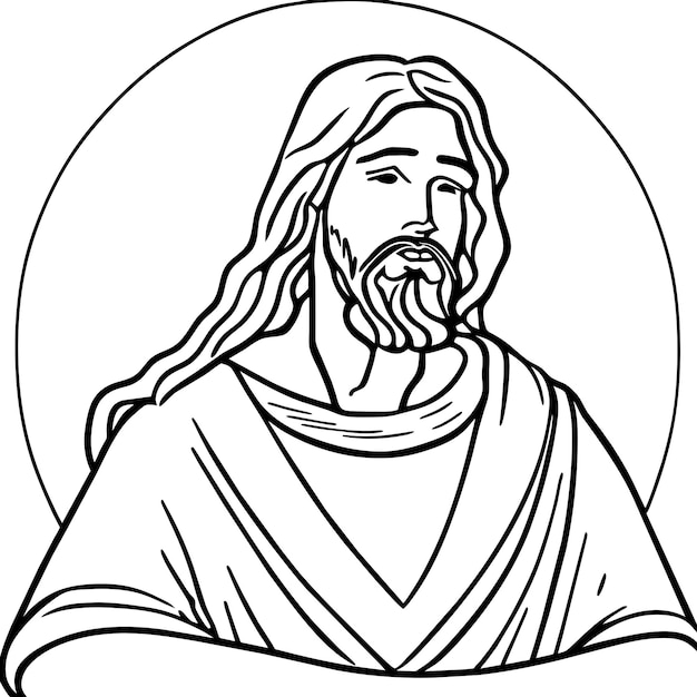 Premium Vector | Jesus