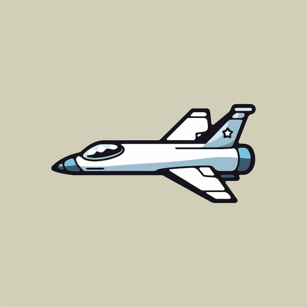 jet fighter icon vector