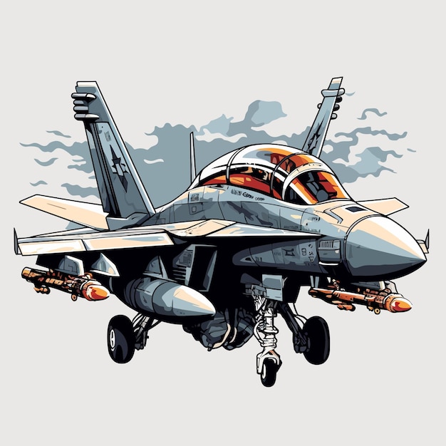 ジェット戦闘機のロゴ