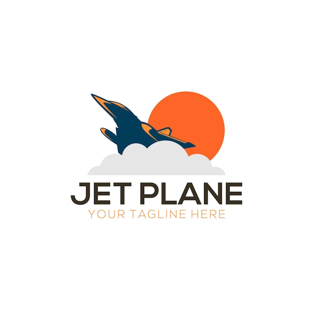 Jet plane logo