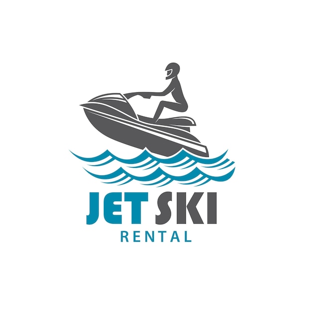 Jet ski rental icon