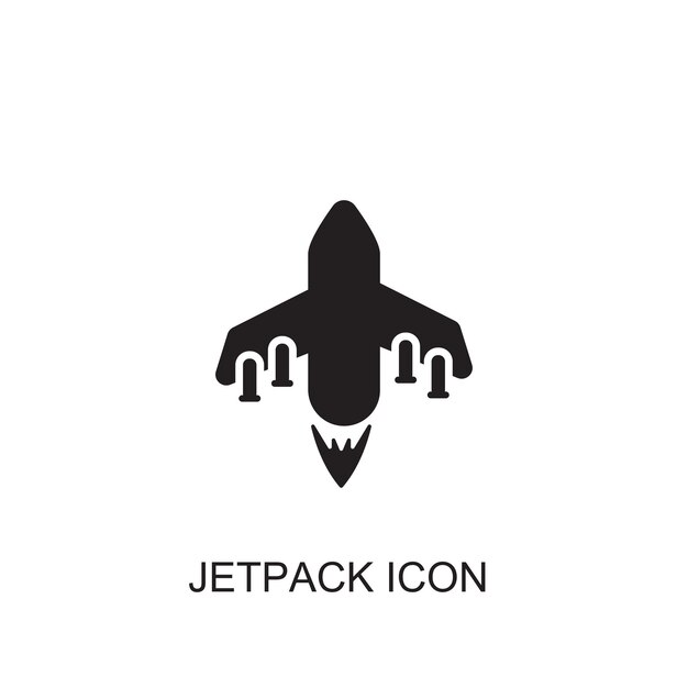 Vector jetpack vector icoon icoon