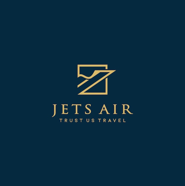 jets logo simpleairplane logo ontwerp vectorillustratie