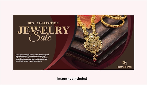 Vector jewelry banner