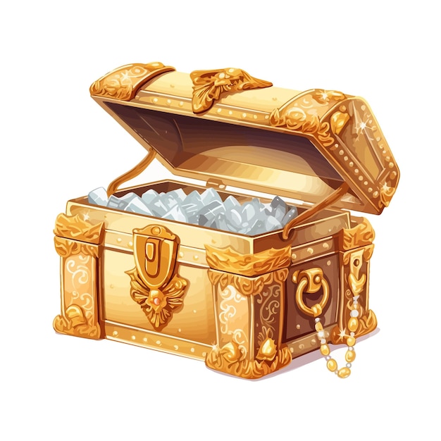 Vector jewelry box