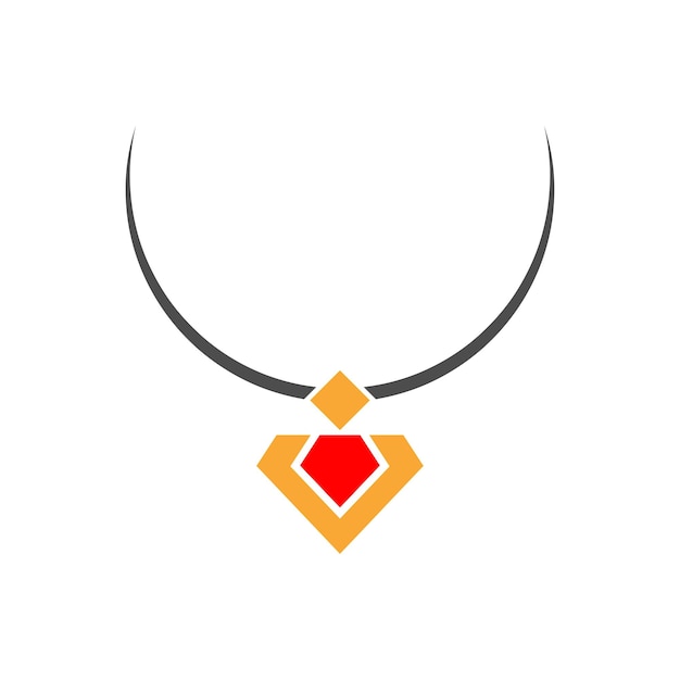 Vector jewelry design logo concept illustration