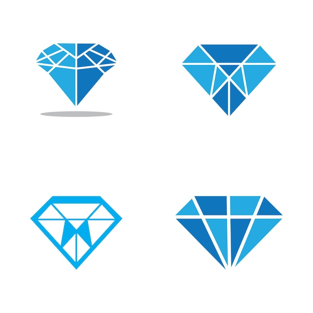 Jewelry Line Art Diamond Logo Icon and Symbol