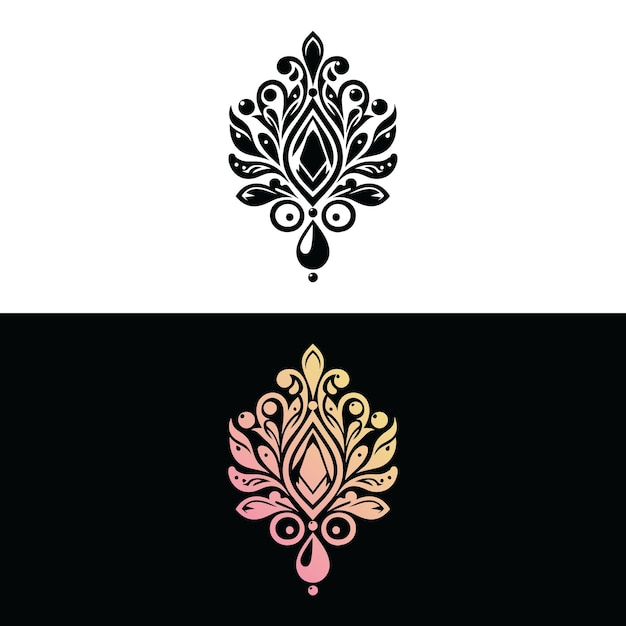 Vector jewelry logo ornamental luxury jewelry logo jewelry business logo vectors