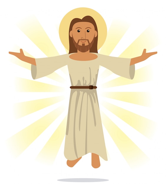 Jezus christus religieus symbool
