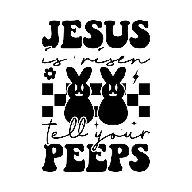 Jezus is opgestaan vertel je Peeps