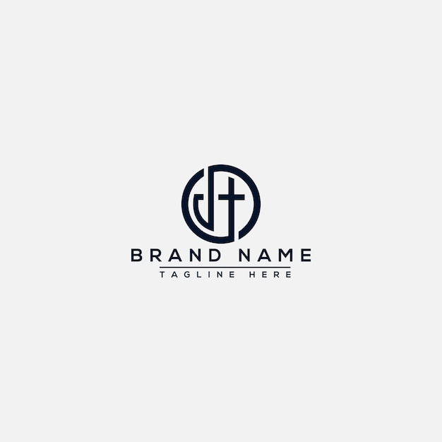 JH Logo Design Template Vector Graphic Branding Element