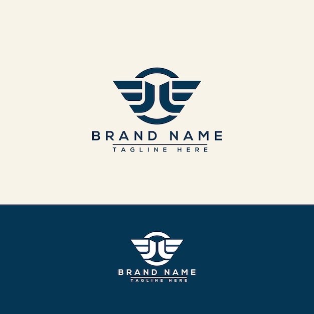 JL logo Design Template Vector Graphic Branding Element.