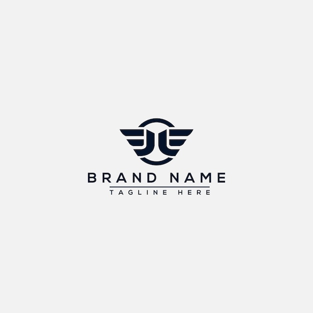JL ロゴ デザイン テンプレート ベクトル グラフィック ブランド要素